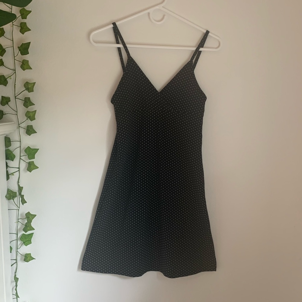 rare black and white spots brandy melville dress